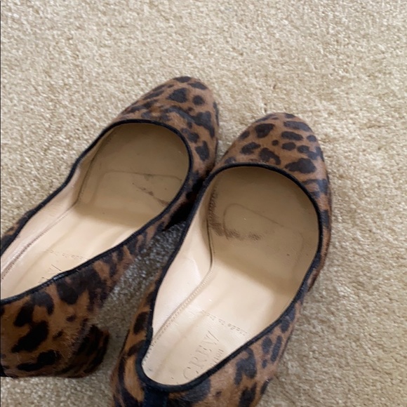J.Crew Collection Calf Hair Leopard Etta Block Heel - Picture 4 of 4